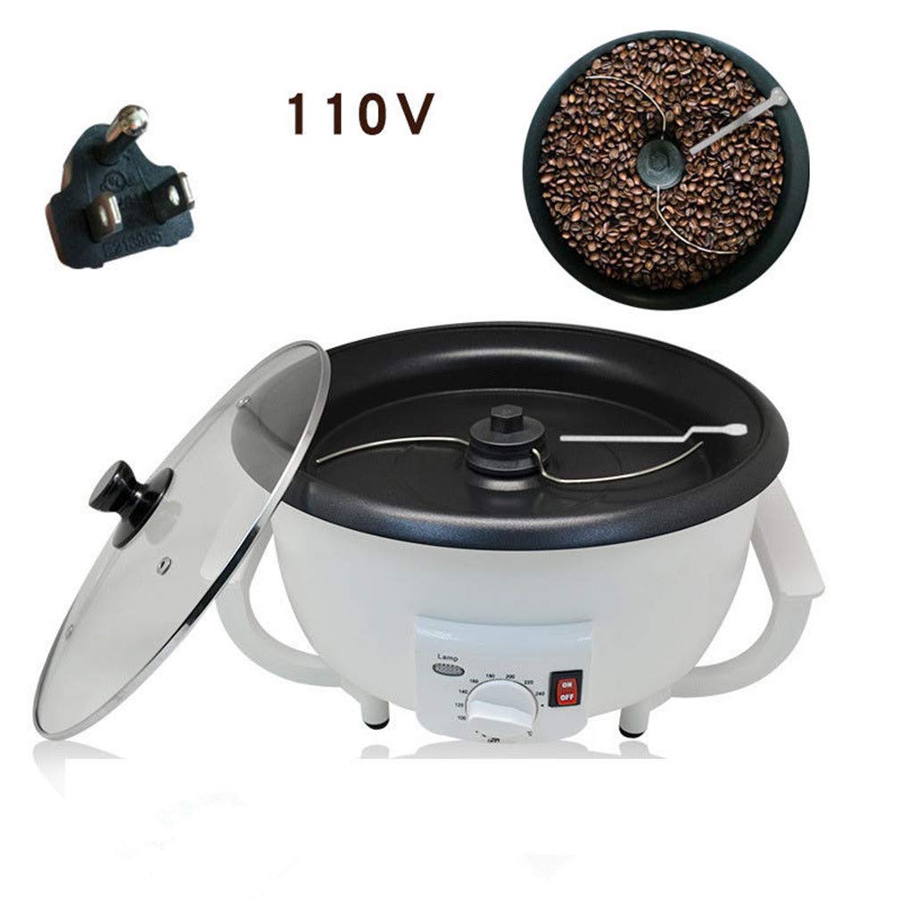Premium 750g Home Coffee Bean Roaster Machine - 110V Electric Coffee Roaster with Non-Stick Coating for Fresh Artisan Roasts | Perfect for Home Baristas, Coffee Shops & Small Batch Roasting