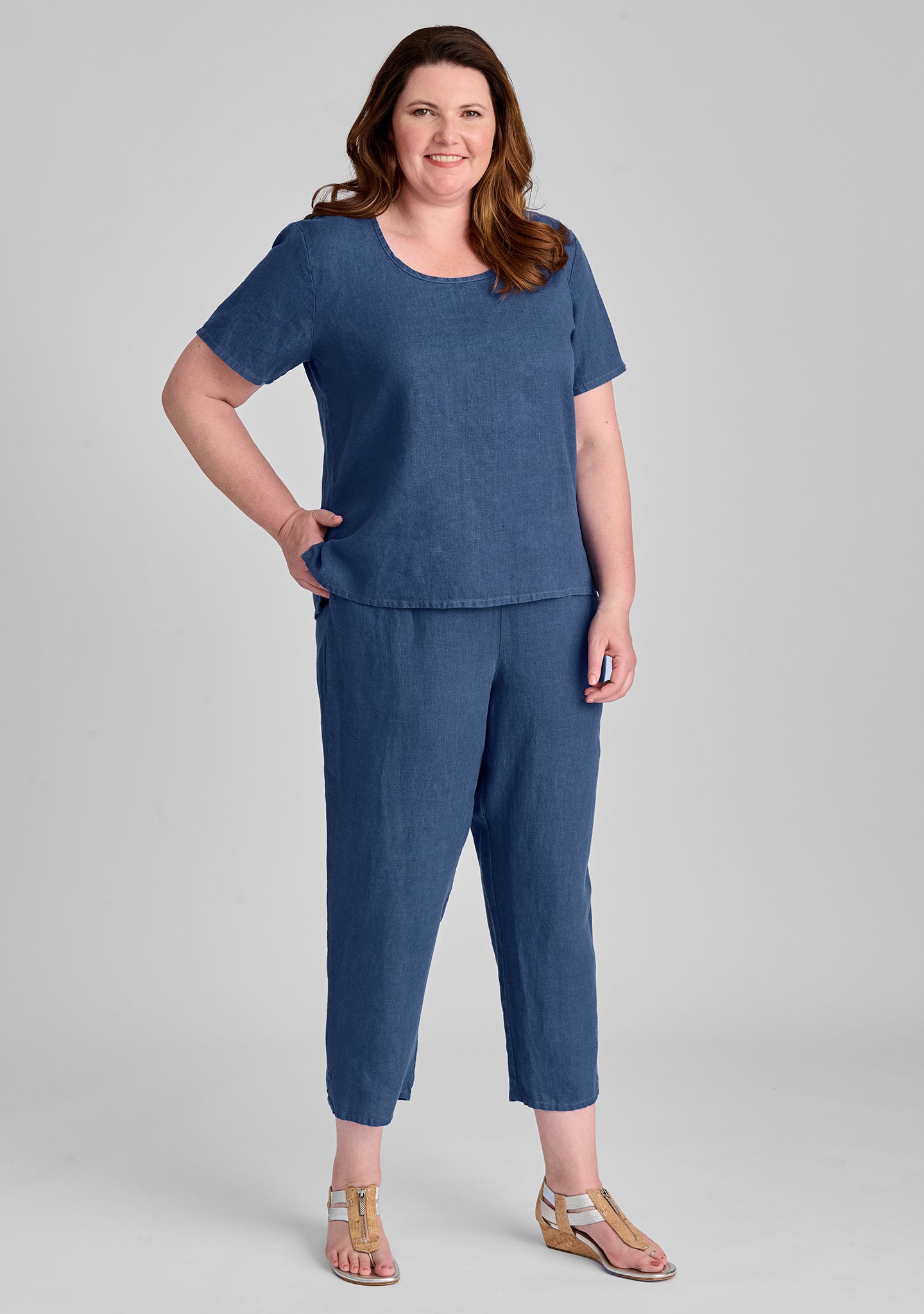 Premium Linen T-Shirt for Men & Women - Soft, Breathable & Comfortable Basic Tee - Final Sale - Perfect for Casual Wear, Summer Outfits & Layering