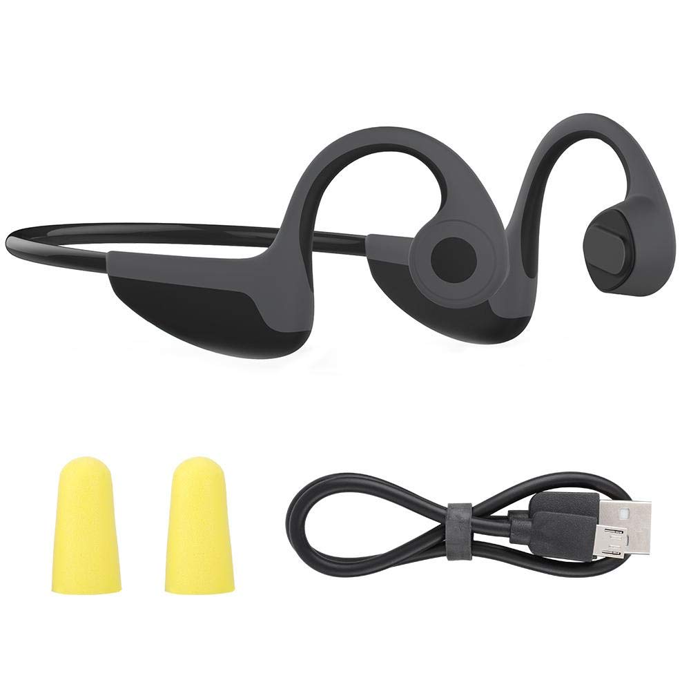 Qiilu Z8 Open Ear Bluetooth Headphones - Wireless Bone Conduction Headset with IPX5 Waterproof, Bluetooth 5.0 for Running, Cycling, Workouts & Outdoor Sports