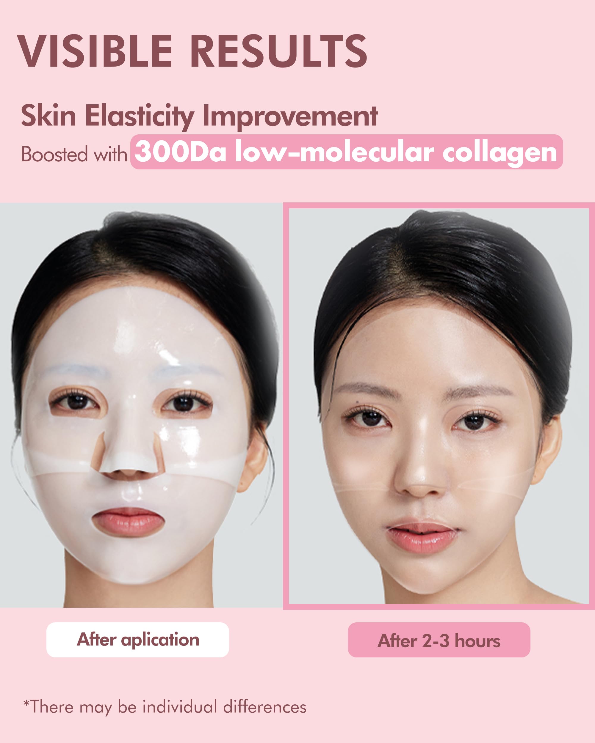 DERMAL Collagen Hydrogel Melting Jelly Gel Mask 4-Pack | Korean Overnight Face Mask for Deep Hydration & Skin Firming | Anti-Wrinkle Treatment for Glassy Skin | Korean Skincare Routine | Perfect for Nighttime Skincare & Travel Essentials