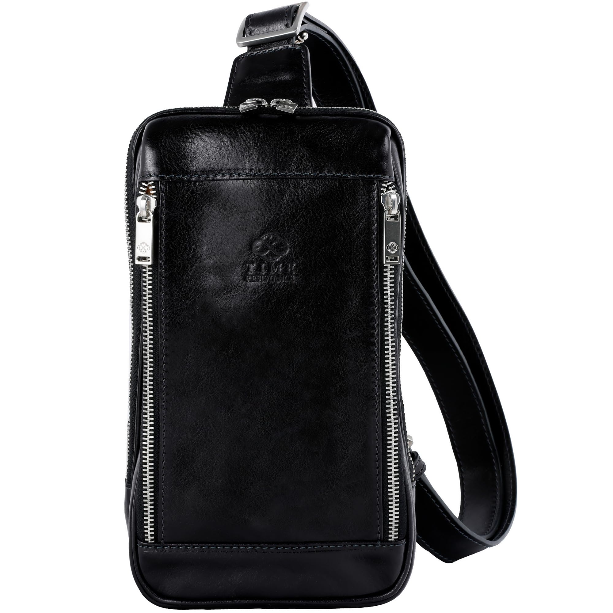 Durable Leather Crossbody Bag for Men & Women - Handmade Brown Sling Messenger Shoulder Bag - Perfect for Travel, Work & Everyday Use