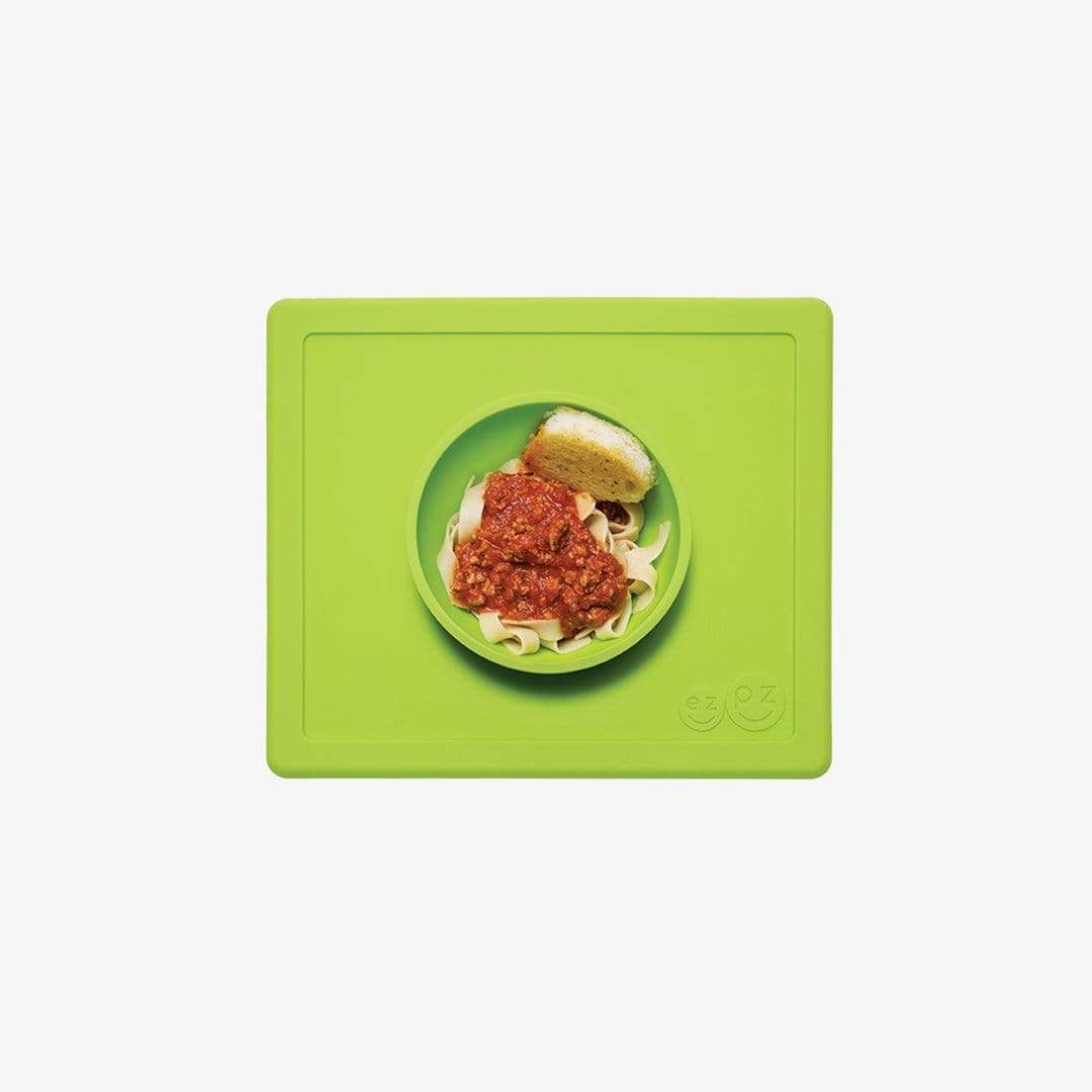 ezpz Happy Bowl - Non-Slip Silicone Baby Bowl with Suction Base for Toddlers | Perfect for Mealtime, Travel & Daycare Use