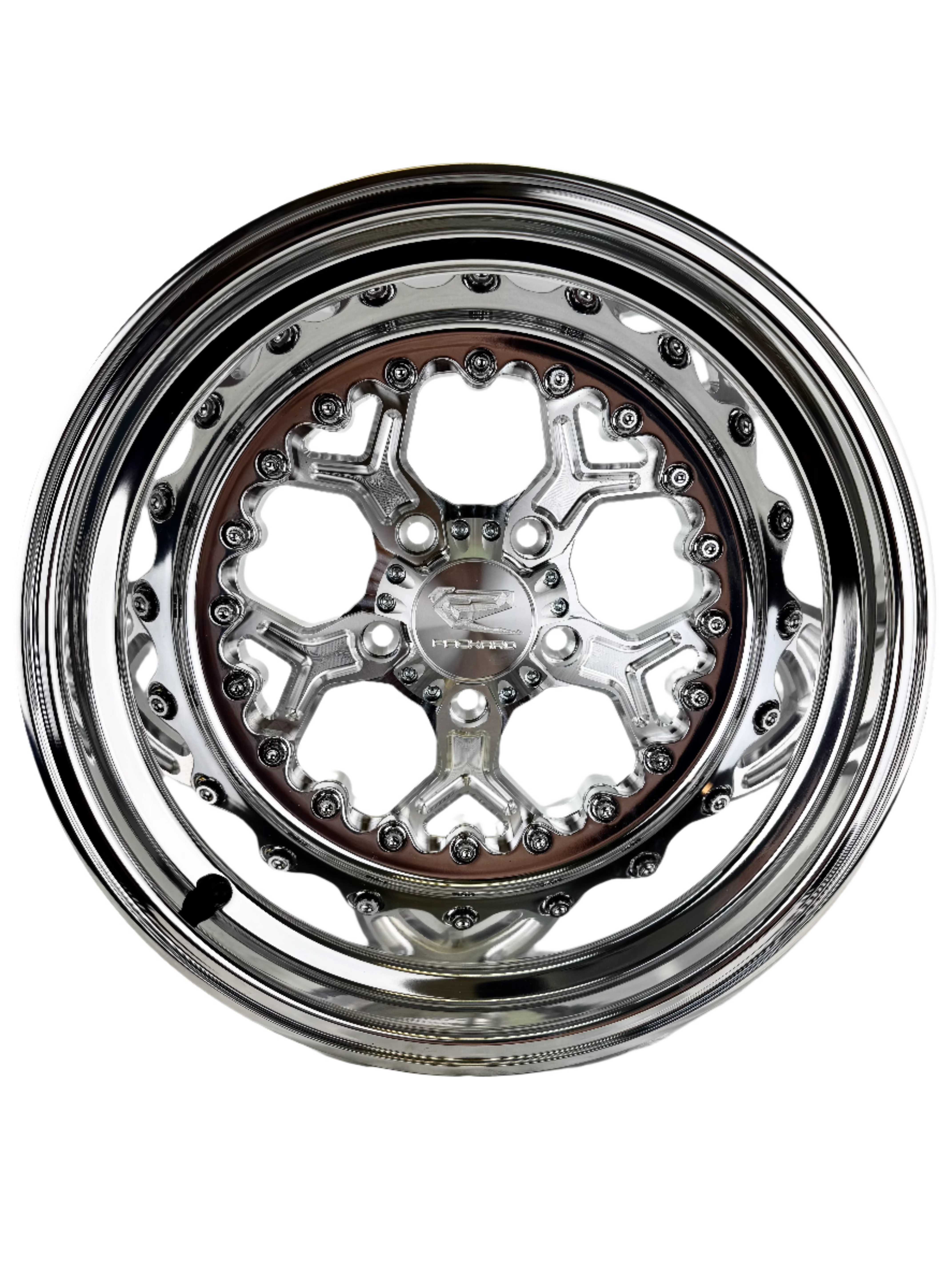 Pro 5 FF Forged Polished Silver RZR PRO R 5X4.5 Wheel - Premium Off-Road Performance for UTV & ATV Adventures