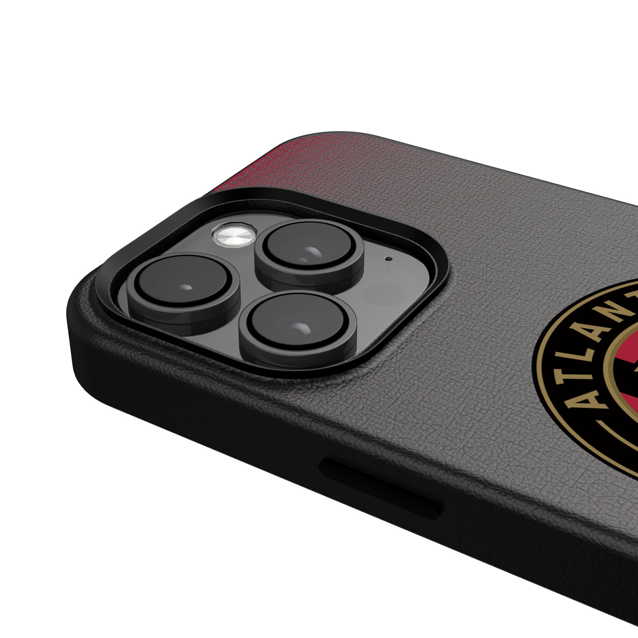 Atlanta United FC MagSafe Compatible iPhone Case - Durable & Stylish Linen Cover for Apple iPhone 12/13/14/15 - Perfect for Soccer Fans & Game Day Support