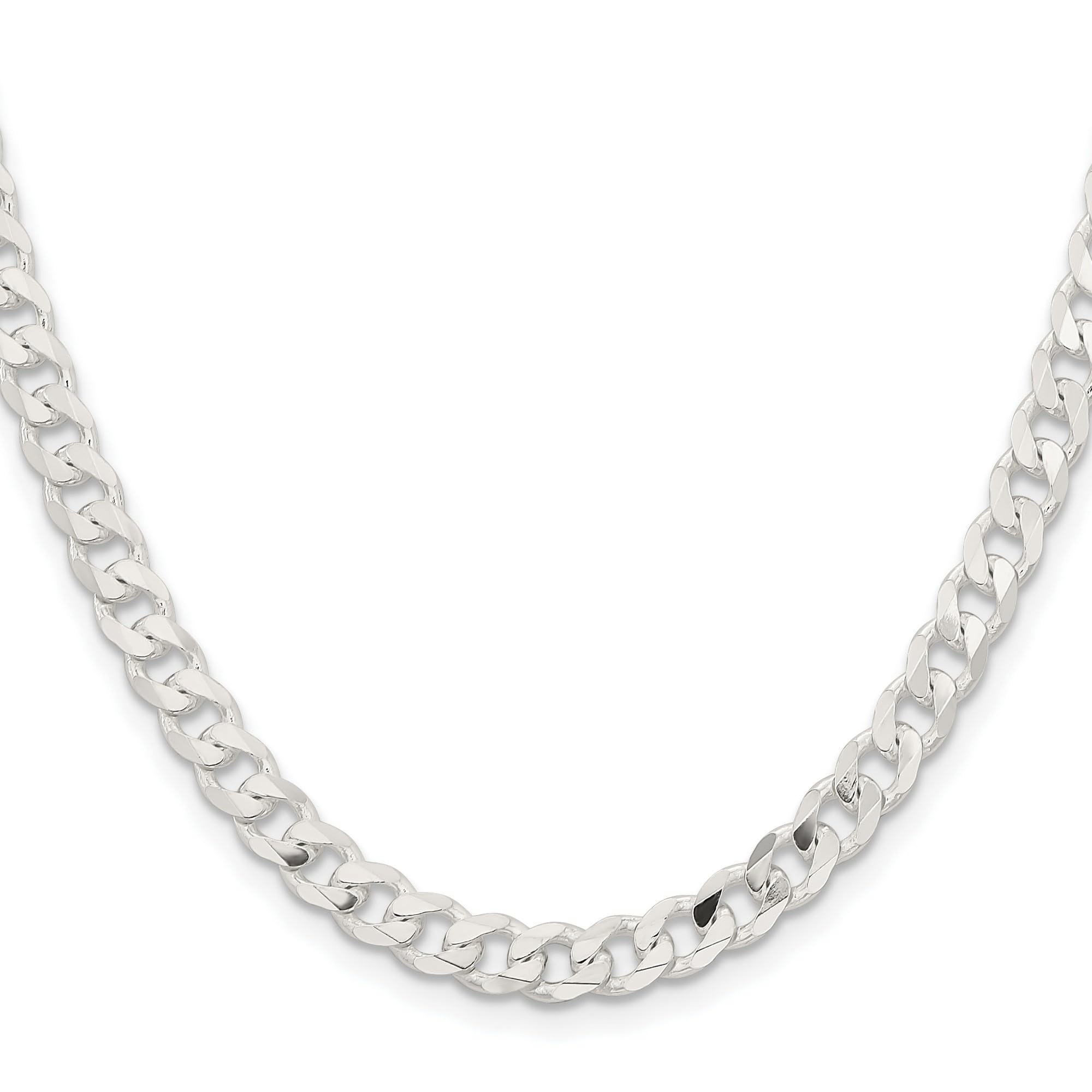 925 Sterling Silver Curb Chain Necklace, Bracelet or Anklet - Dainty Layering Jewelry for Women, Gift for Her - Perfect for Everyday Wear, Date Night & Special Occasions