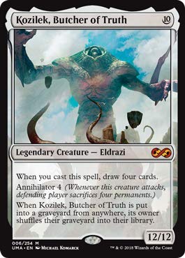 Magic: The Gathering - Kozilek, Butcher of Truth (Foil) - Ultimate Masters Mythic Rare MTG Card - Perfect for Commander & Competitive Play