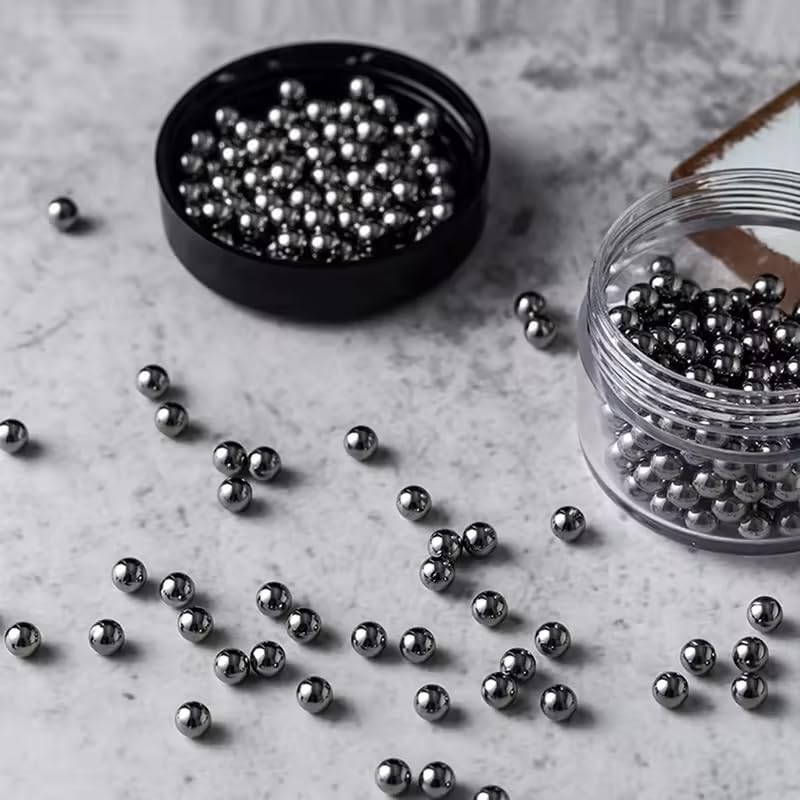 400PCS Stainless Steel Wine Decanter Cleaning Beads - Reusable 304 Stainless Steel Cleaning Balls for Glass Bottles, Carafes & Vases - Perfect for Home Bar, Restaurant, and Wine Enthusiast Use