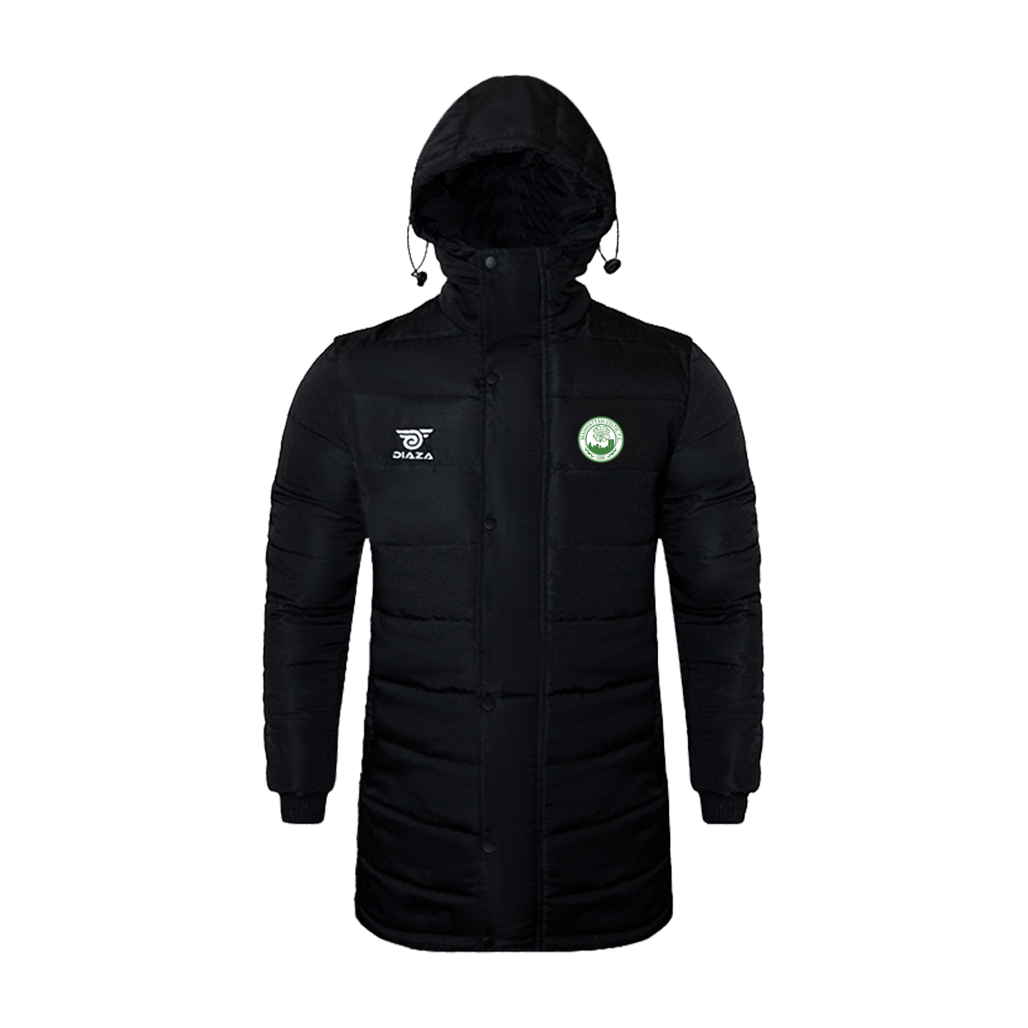 Men's Manhattan Celtic FC Polar Winter Jacket - Waterproof Insulated Soccer Jacket for Cold Weather - Perfect for Football Matches, Training & Outdoor Activities