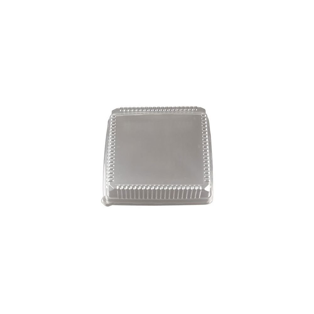 Koyal 18x18 Inch Clear Square Dome Lids - Set of 40 - Perfect for Bakery Display Cases, Dessert Covers & Food Presentation