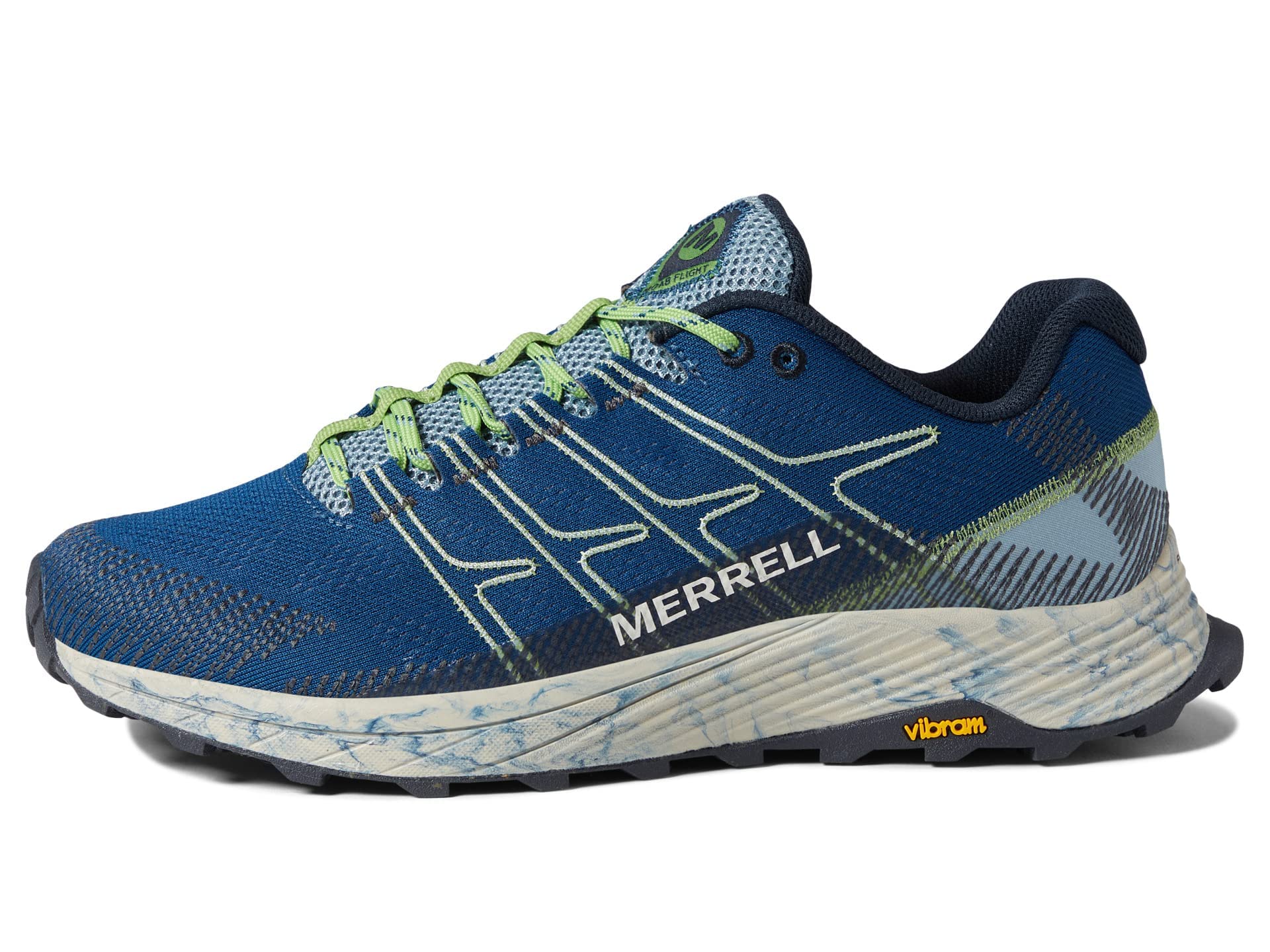 Merrell Men's Moab Flight Hiking Shoes - Lightweight & Waterproof Trail Running Shoes for Outdoor Adventures - Perfect for Hiking, Camping, and Backpacking