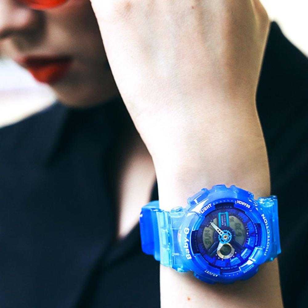 Casio Baby-G BA-110JM-2ADR Digital Sport Watch for Women - Waterproof, Shock Resistant, Trendy & Durable - Perfect for Running, Swimming & Outdoor Activities