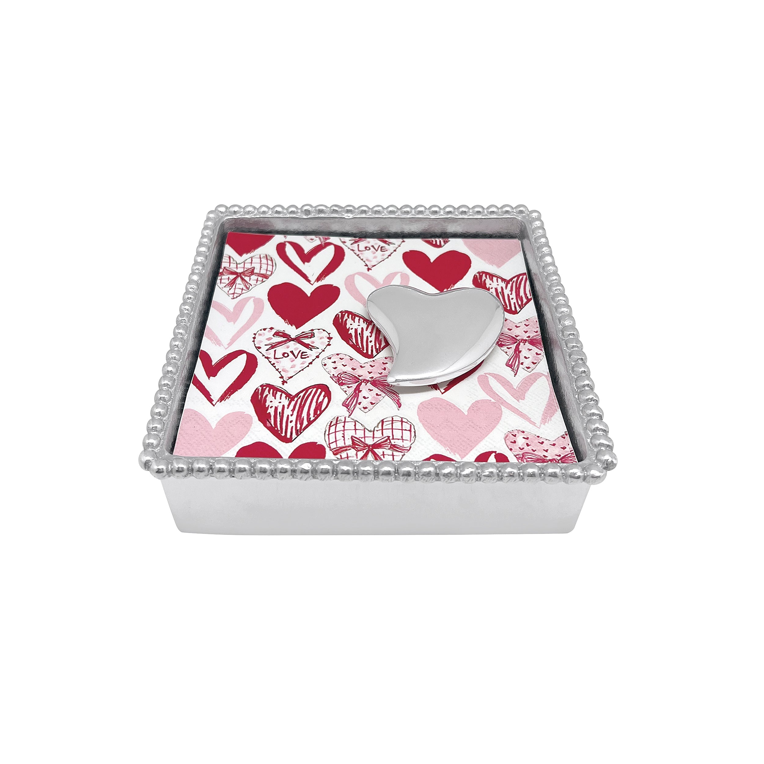 Heart-Shaped Napkin Weights for Outdoor Dining, Picnics, and Weddings - Decorative and Functional Table Accessories
