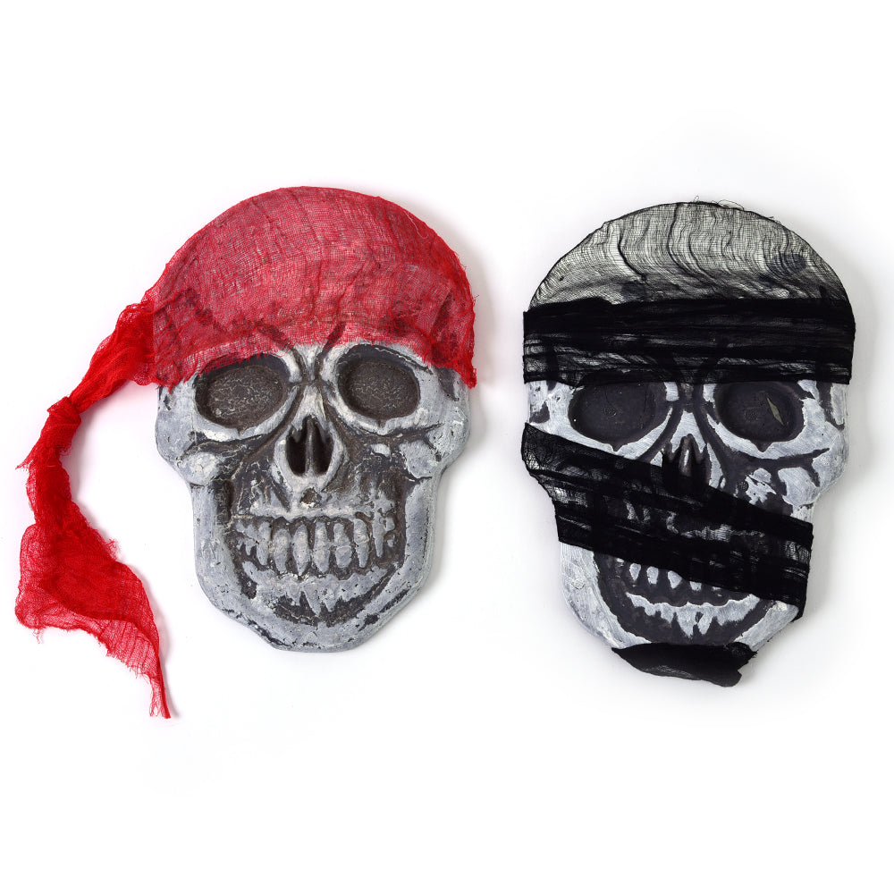 Spooky Halloween Skull Decorations - 13.75