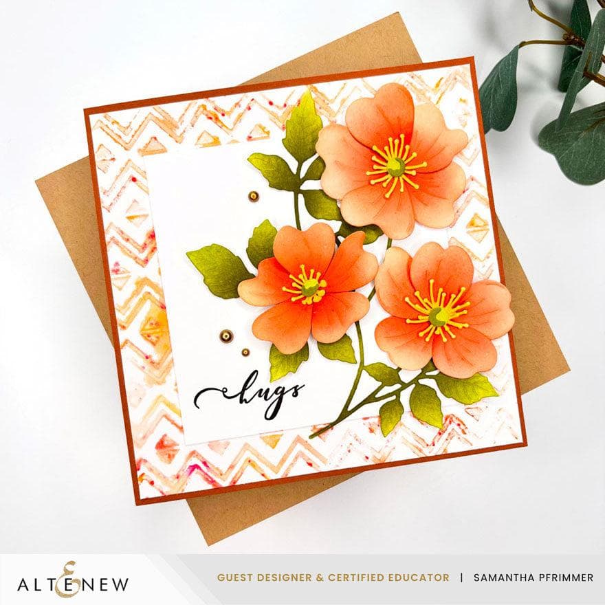 Craft A Flower: Prairie Roses Layering Die Set for DIY Scrapbooking, Card Making & Paper Crafts - Perfect for Handmade Greeting Cards, Wedding Invitations & Home Decor