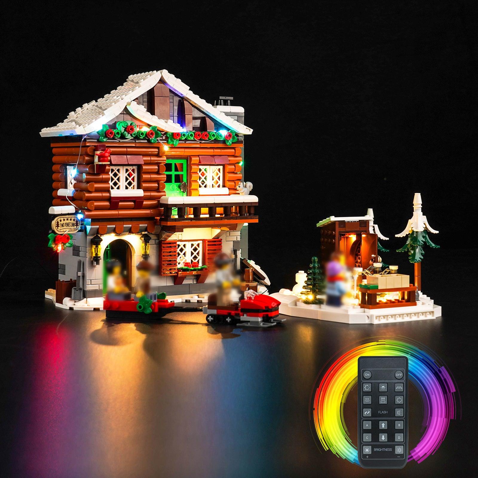 Best LED Light Kits for LEGO Icons® Alpine Lodge 10325 – Enhance Your LEGO Building Display with Realistic Lighting Effects for Home & Office Decor