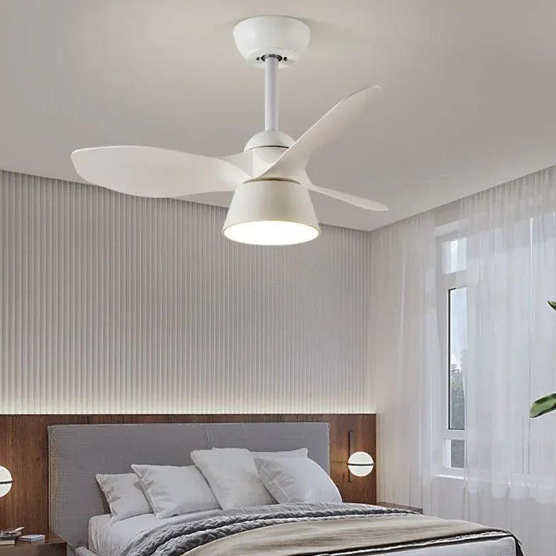 3-Blade Modern Ceiling Fan with LED Light - Energy Efficient Quiet Cooling for Bedroom, Living Room & Office