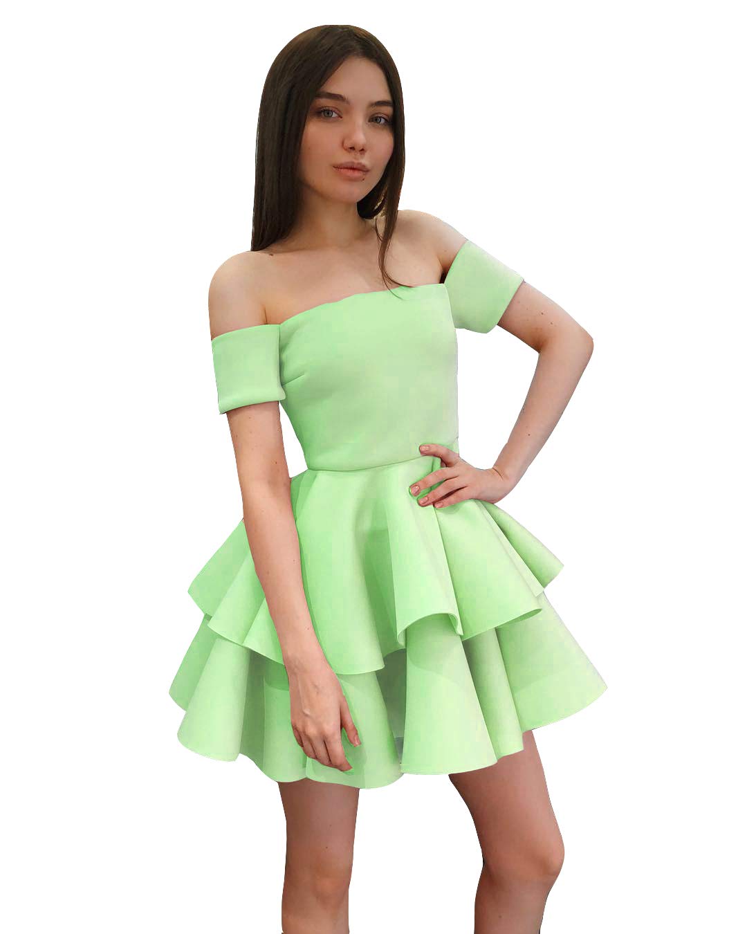 Emanni Women's Off Shoulder Short Homecoming Dress - Sexy Formal Prom Party Dress for Evening Events, Dances & Special Occasions