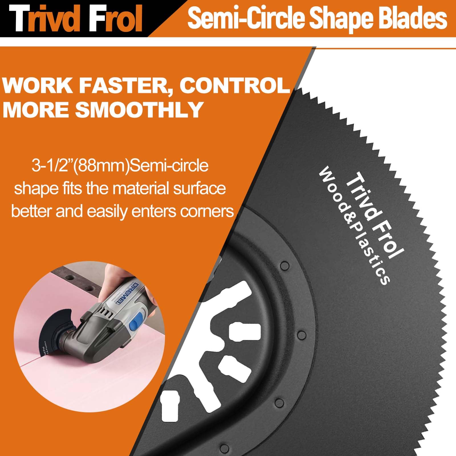 121-Piece Titanium Oscillating Saw Blades Kit - Multi-Tool Blades for Wood, Metal & Plastic Cutting - Compatible with Bosch, DeWalt, Ryobi, Milwaukee - Includes Sandpaper Attachments for Smooth Finishing - Perfect for DIY Projects, Home Renovations & Professional Construction Work