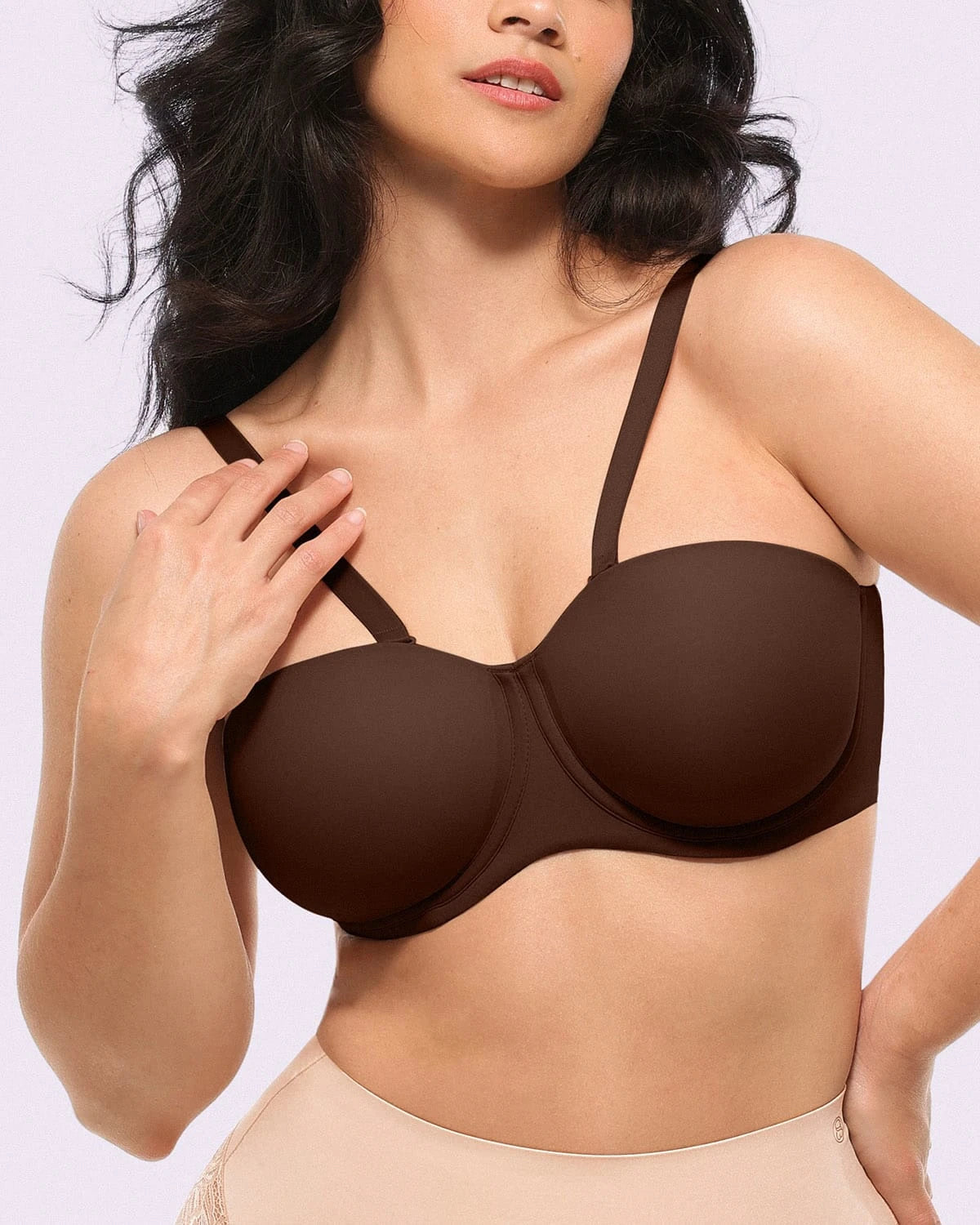 Best Convertible Strapless Push Up Bra for Women - Seamless Comfort, Lift & Support - Perfect for Wedding, Evening Dresses & Everyday Wear