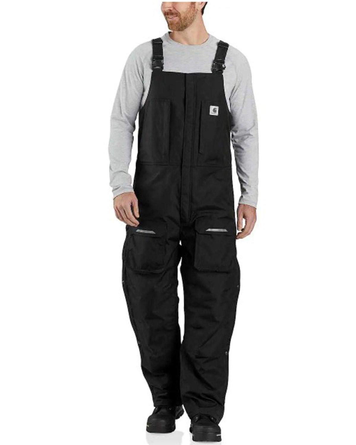 Carhartt Men's Yukon Extremes Loose Fit Insulated Bib Overalls - Heavy Duty Winter Workwear for Construction, Farming & Outdoor Jobs in Cold Weather