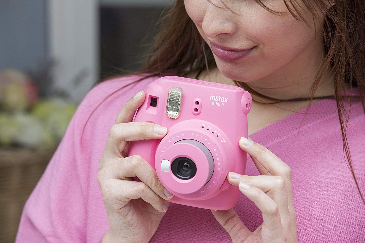 Fujifilm Instax Mini 9 Instant Camera - Flamingo Pink | Portable Instant Film Camera for Travel, Parties & Memories | Perfect Gift for Teens & Photography Lovers