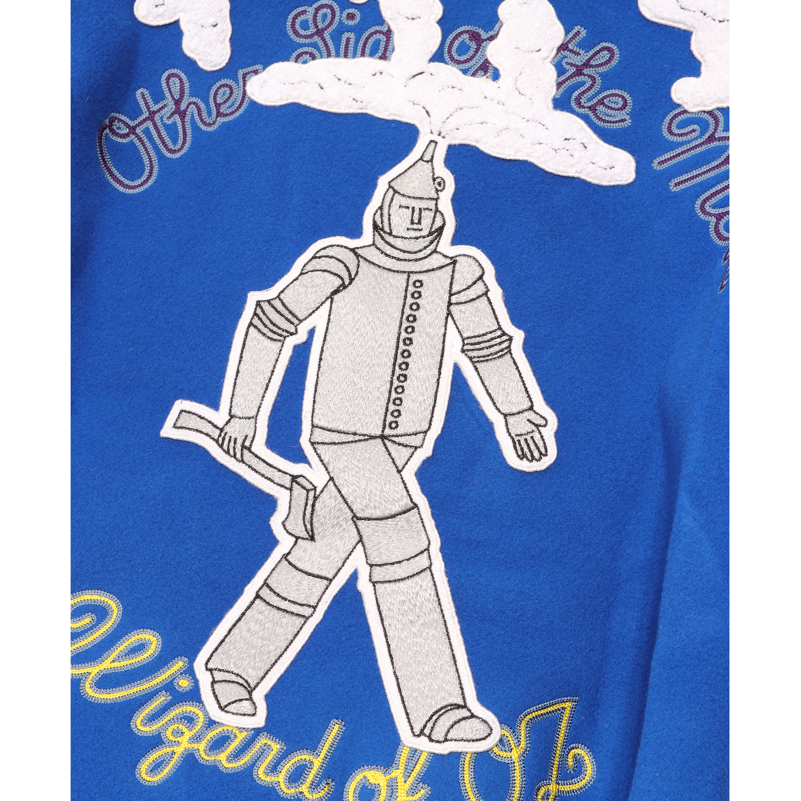 Wizard of Oz Rainbow Varsity Jacket - Stylish Plain Color Baseball Jacket for Cosplay, Halloween & Themed Parties