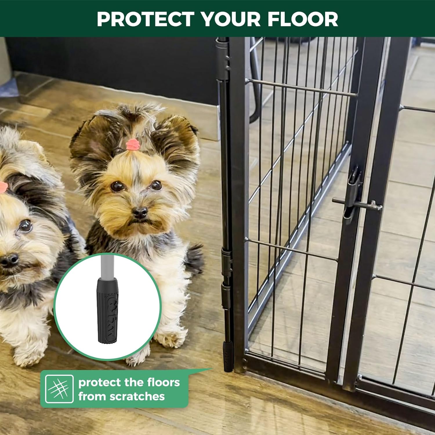 Heavy Duty Floor Protectors - 12 Pack Furniture Pads for Hardwood & Tile Floors - Anti-Scratch, Non-Slip Floor Guards for Chairs, Tables & Sofas - Home & Office Use
