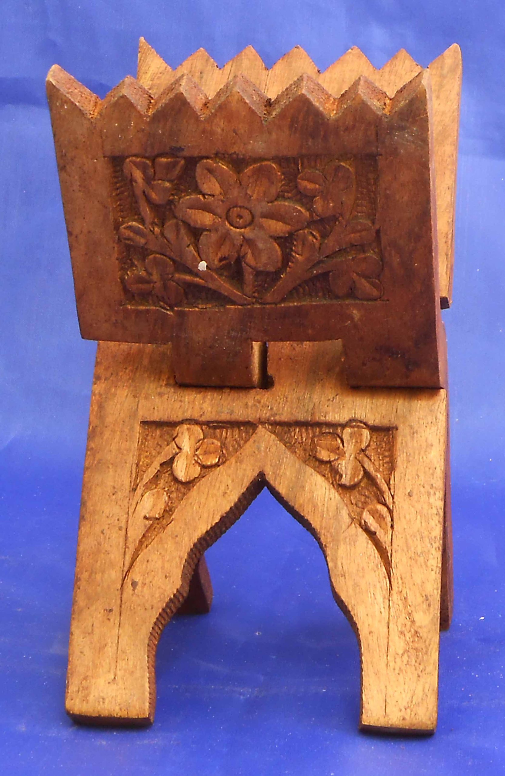 Islamic Quran Stand - Wooden Book Holder for Holy Quran - Perfect for Prayer, Reading & Home Decoration