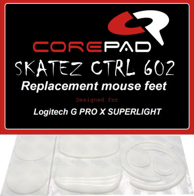 Corepad Skatez CTRL Mouse Feet for Logitech G Pro X Superlight Wireless - Ultra Smooth Gliding, Enhanced Precision for Gaming & Esports - Perfect for FPS, MOBA & Competitive Gaming