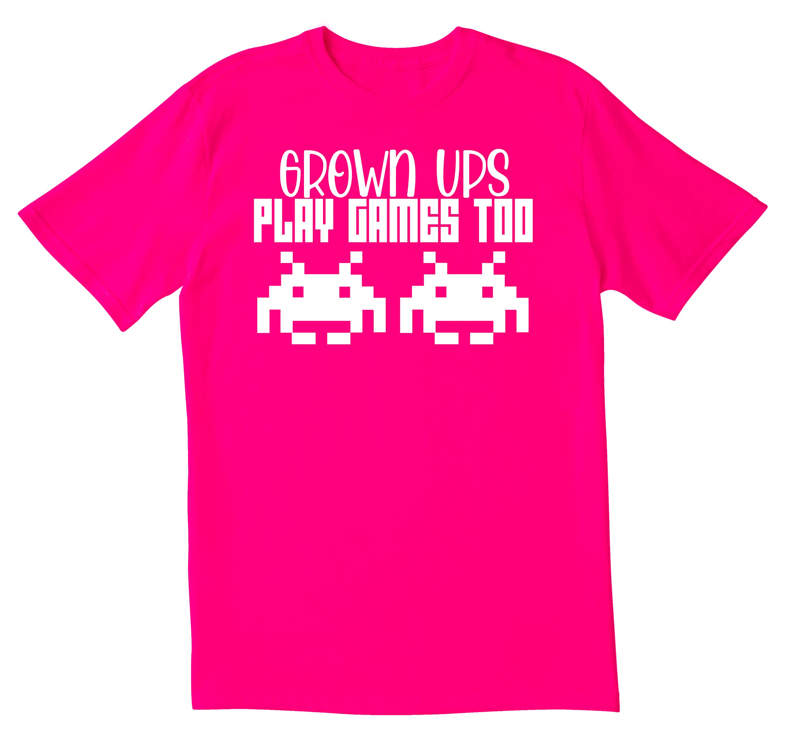 Play Games Too Novelty Sarcastic Funny Men's T-Shirt | Perfect for Gaming Nights & Casual Outings