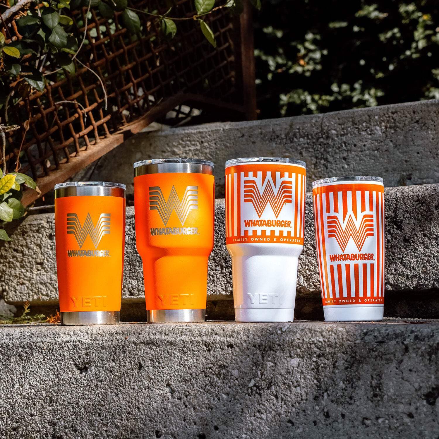 Custom 20oz Whataburger YETI Rambler® Tumbler - Insulated Stainless Steel Travel Mug for Coffee, Tea & Cold Drinks - Perfect for Camping, Office & Outdoor Adventures