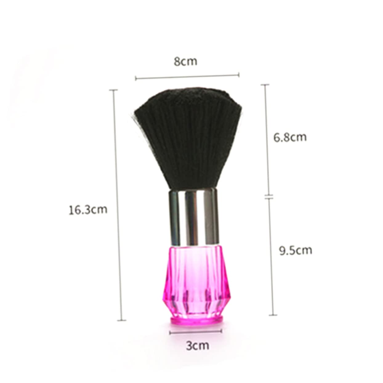 Mikinona Hair Brush for Women & Men - Crystal Handle Hair Styling Brush for Cutting, Cleaning & Salon Use - Perfect for Home, Travel & Professional Styling