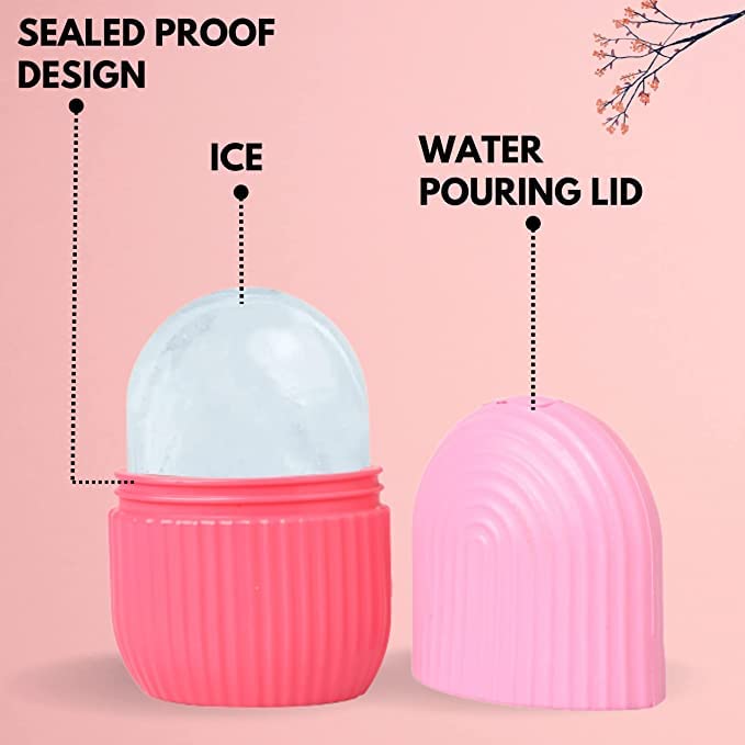VishBin Upgraded Ice Roller for Face & Eye – Cooling Facial Massage Tool, Gua Sha Ice Cube for Skin Care & Beauty | Reduce Puffiness, Soothe Skin – Perfect for Morning Routine & Post-Workout Recovery