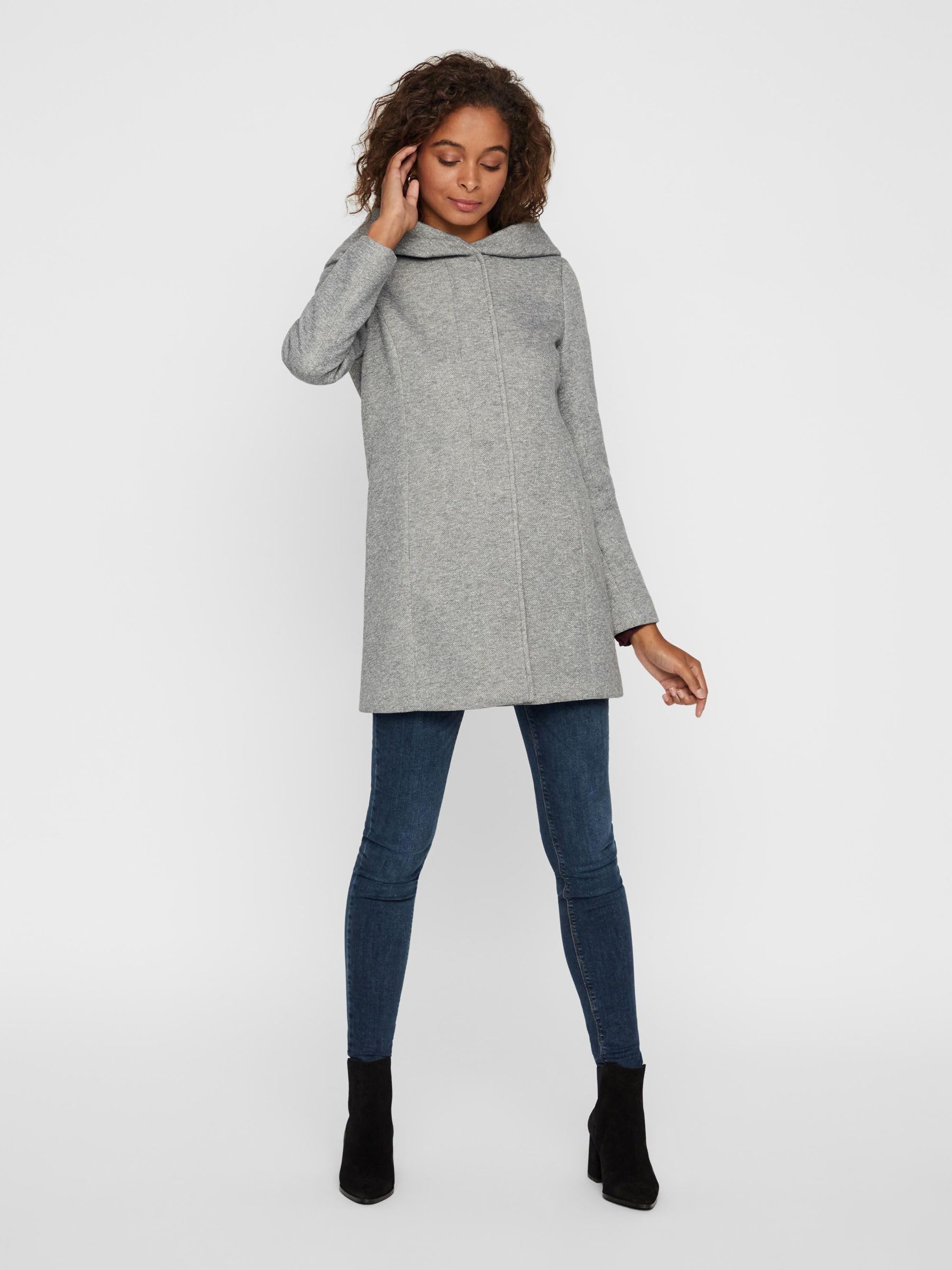 VERO MODA Women's Knit Trench Coat - Stylish & Warm for Fall