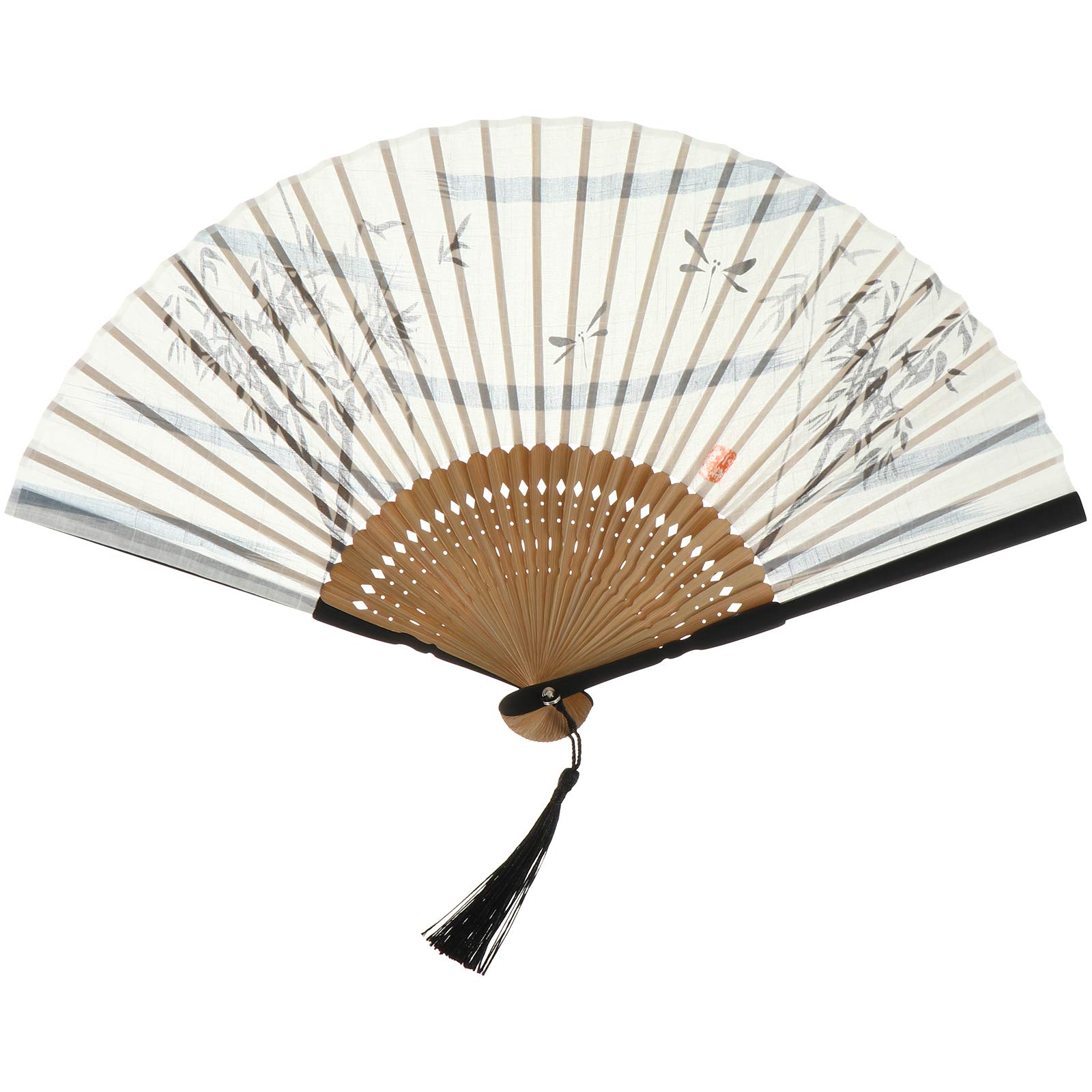 Japanese Folding Fan - Handheld Dance Fan for Party & Home Decor