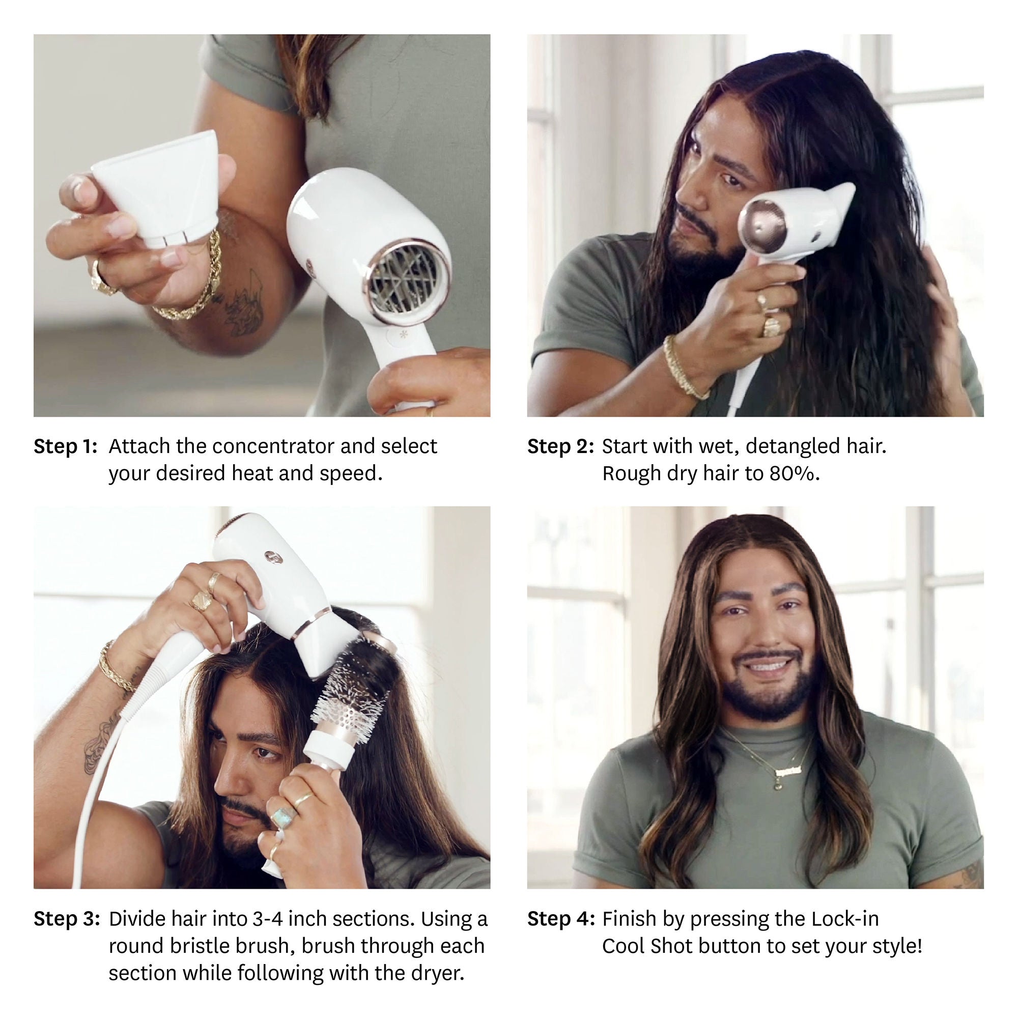 Compact Travel Hair Dryer - Lightweight & Fast Drying for Home, Salon & On-the-Go - Perfect for Gym, Vacation & Business Trips