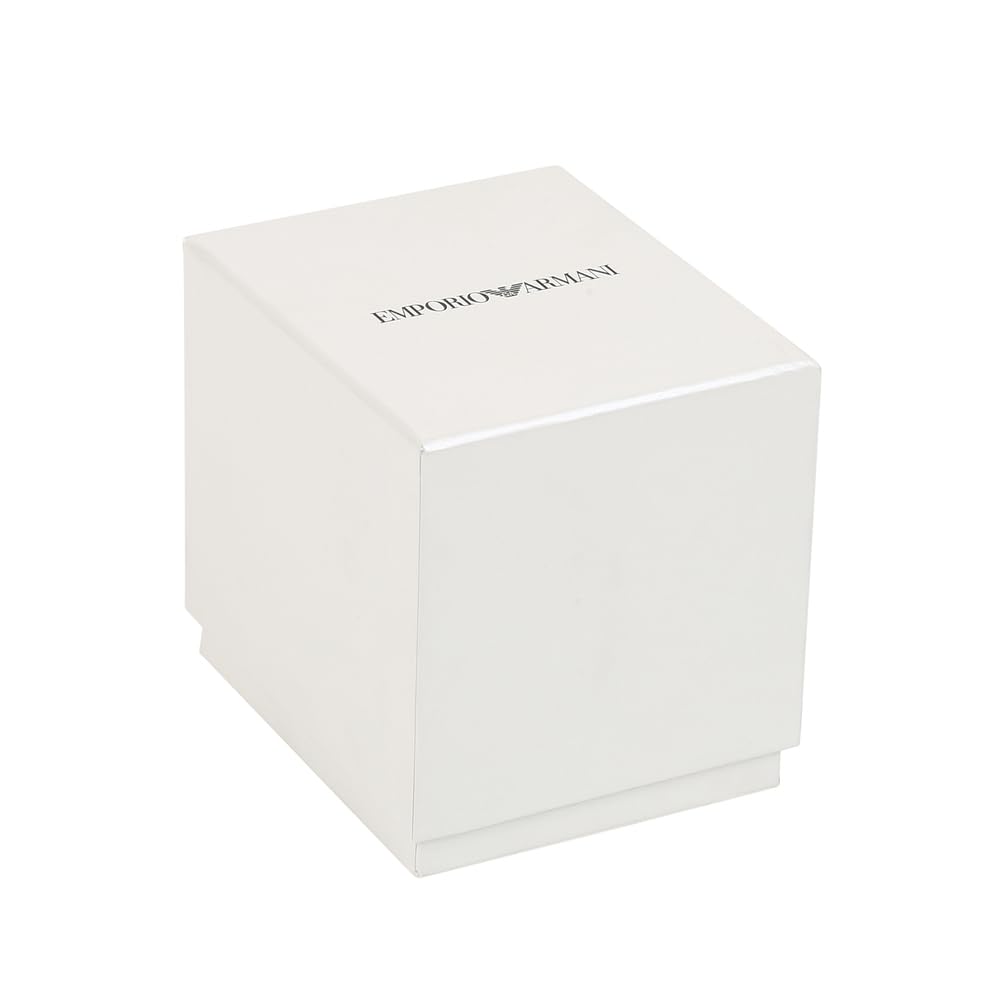 Emporio Armani Men's Stainless Steel Watch with Three-Hand Date Display - 43mm Case - Perfect for Business, Casual & Formal Occasions