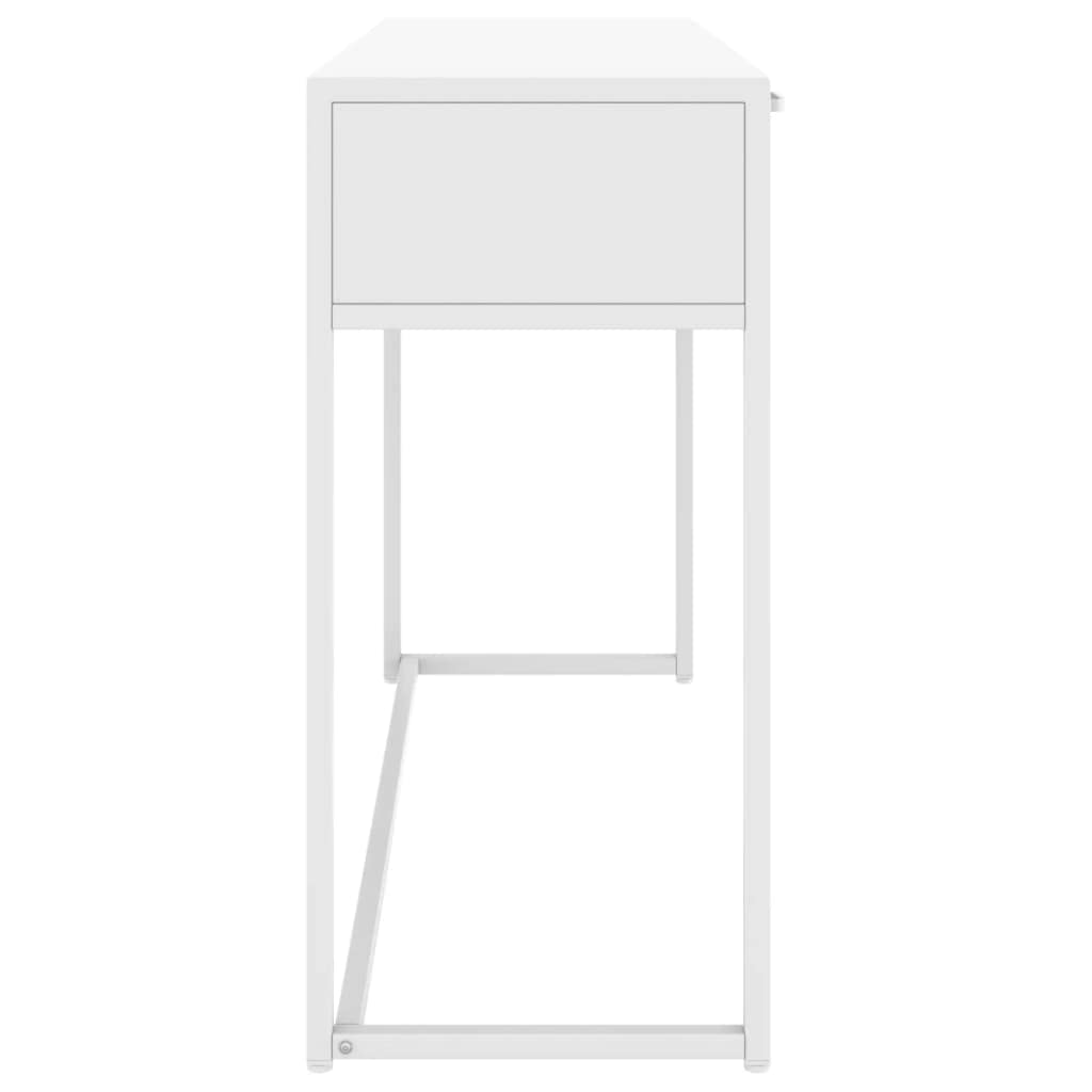 SKM White Console Table 41.7
