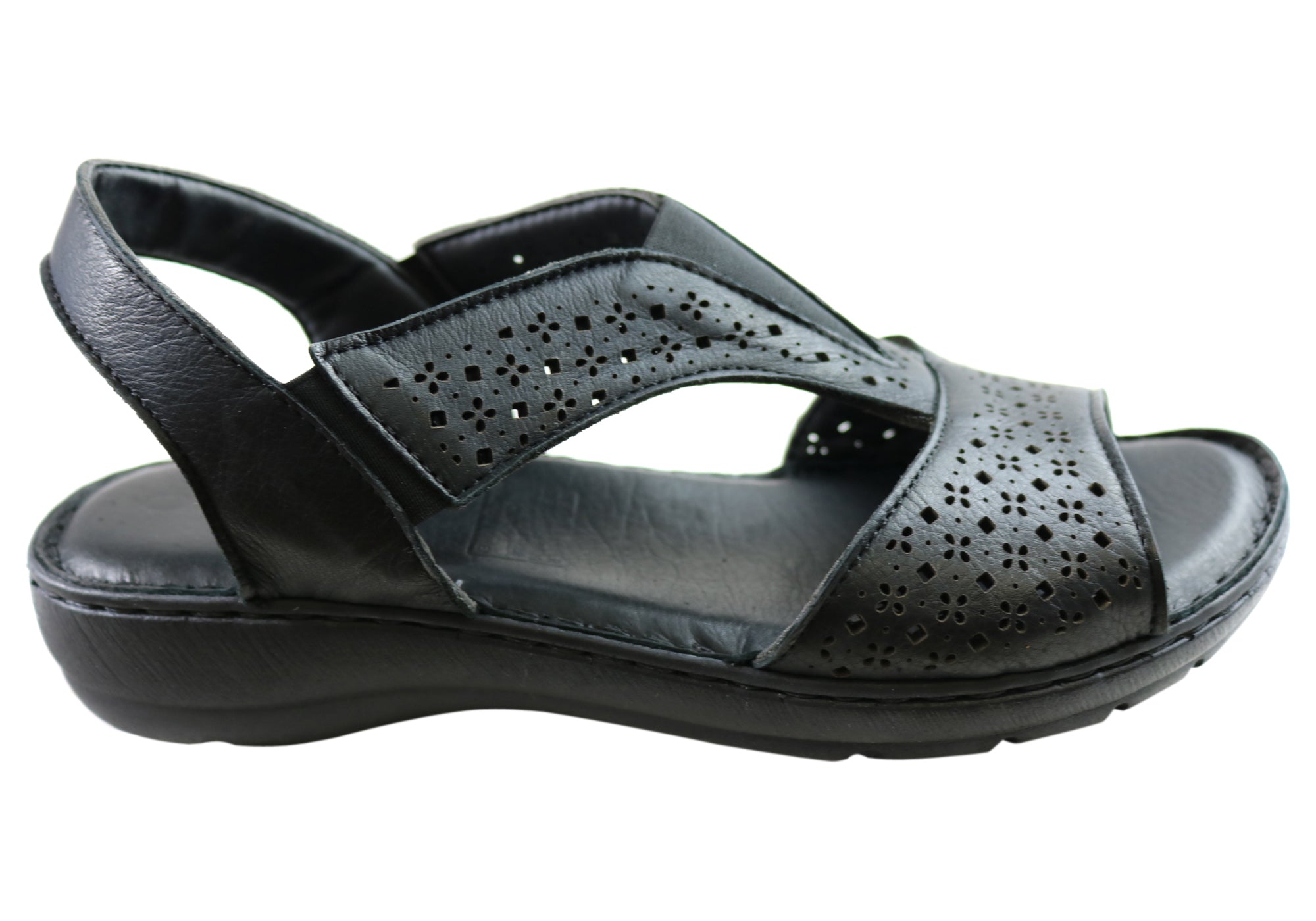 Orizonte Thera Women's Comfortable Leather Sandals - European Style Casual & Dressy Footwear for Summer Walking, Travel, and Beach Vacations