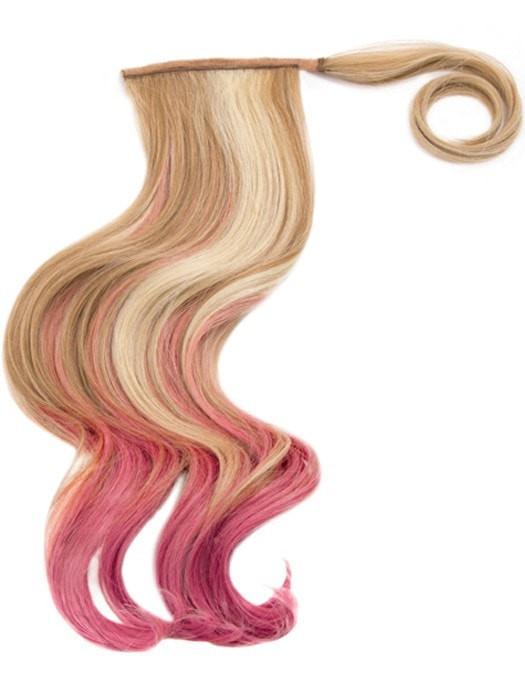 23 Color Splash Pony Hair Extensions | HF Synthetic Wrap Around Ponytail for Women - Perfect for Cosplay, Halloween & Daily Styling