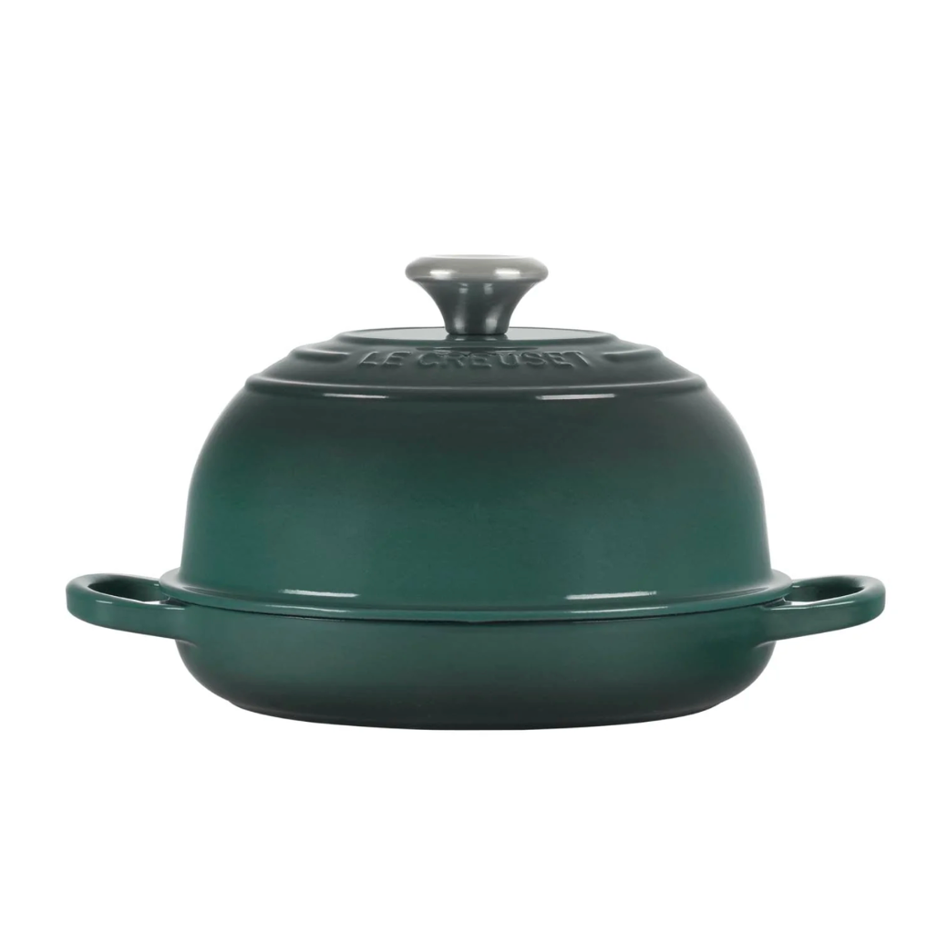 Le Creuset 1.6L Cast Iron Bread Oven - Artichaut Green | Dutch Oven for Baking Sourdough, Artisan Bread & Roasting | Perfect for Home Bakers & Kitchen Enthusiasts