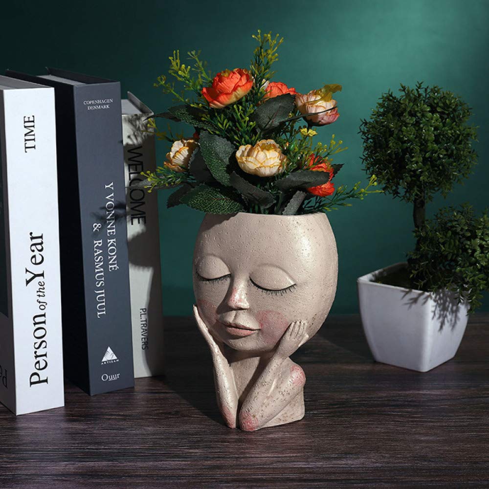 Succulent Pots with Drainage - Fairy Tale Mini Planter for Cute Succulents, Office & Home Desk Decor - Perfect for Indoor Gardens, Gifts, and Small Space Decorating