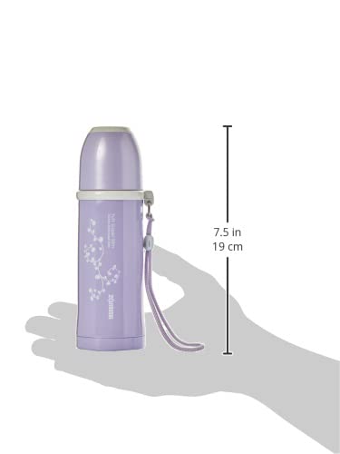 Zojirushi Stainless Steel Vacuum Insulated Water Bottle 0.2L (6.8oz) - Purple Pink | SS-PC20-VV | Japan Import | Perfect for Travel, Office & School Hydration