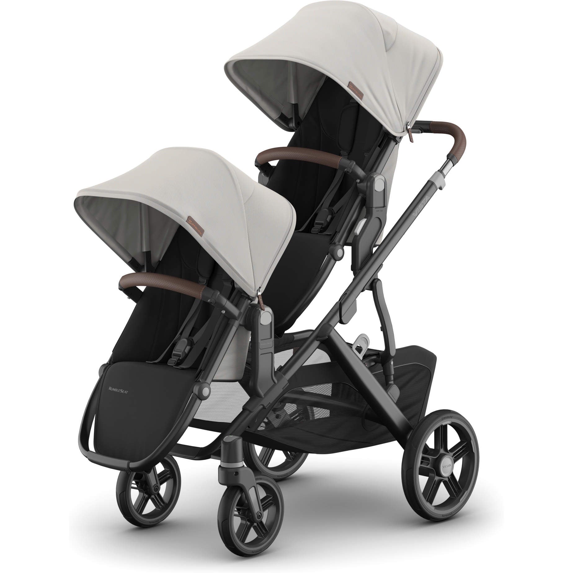 UPPAbaby Vista RumbleSeat V3 - Double Stroller Seat Attachment for Twins & Siblings | Compatible with Vista Strollers | Perfect for Shopping, Travel & Daily Walks