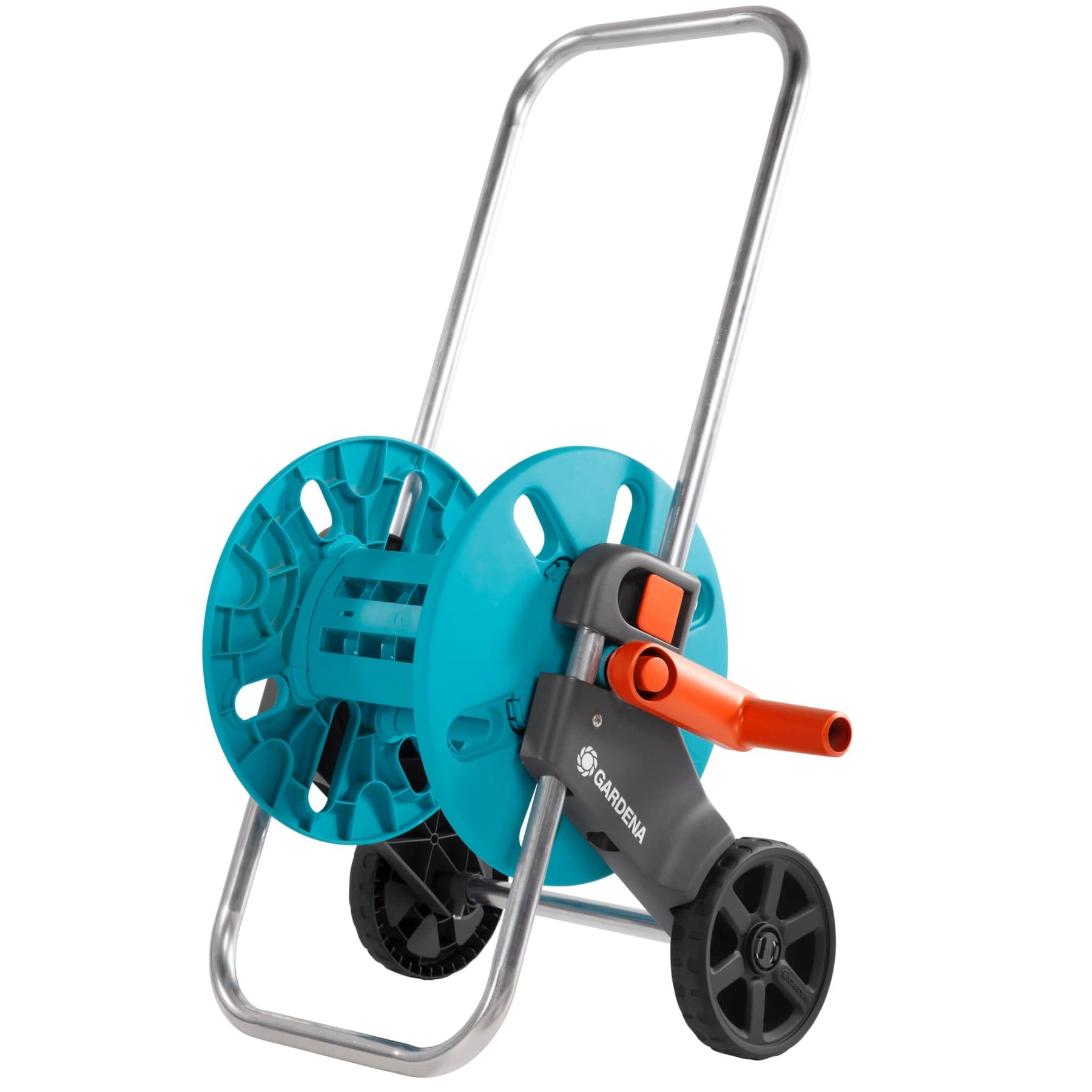 Gardena Premium Watering Hose Reel - Heavy Duty Retractable Garden Hose Storage with Wall Mount - Perfect for Lawn, Garden & Outdoor Watering