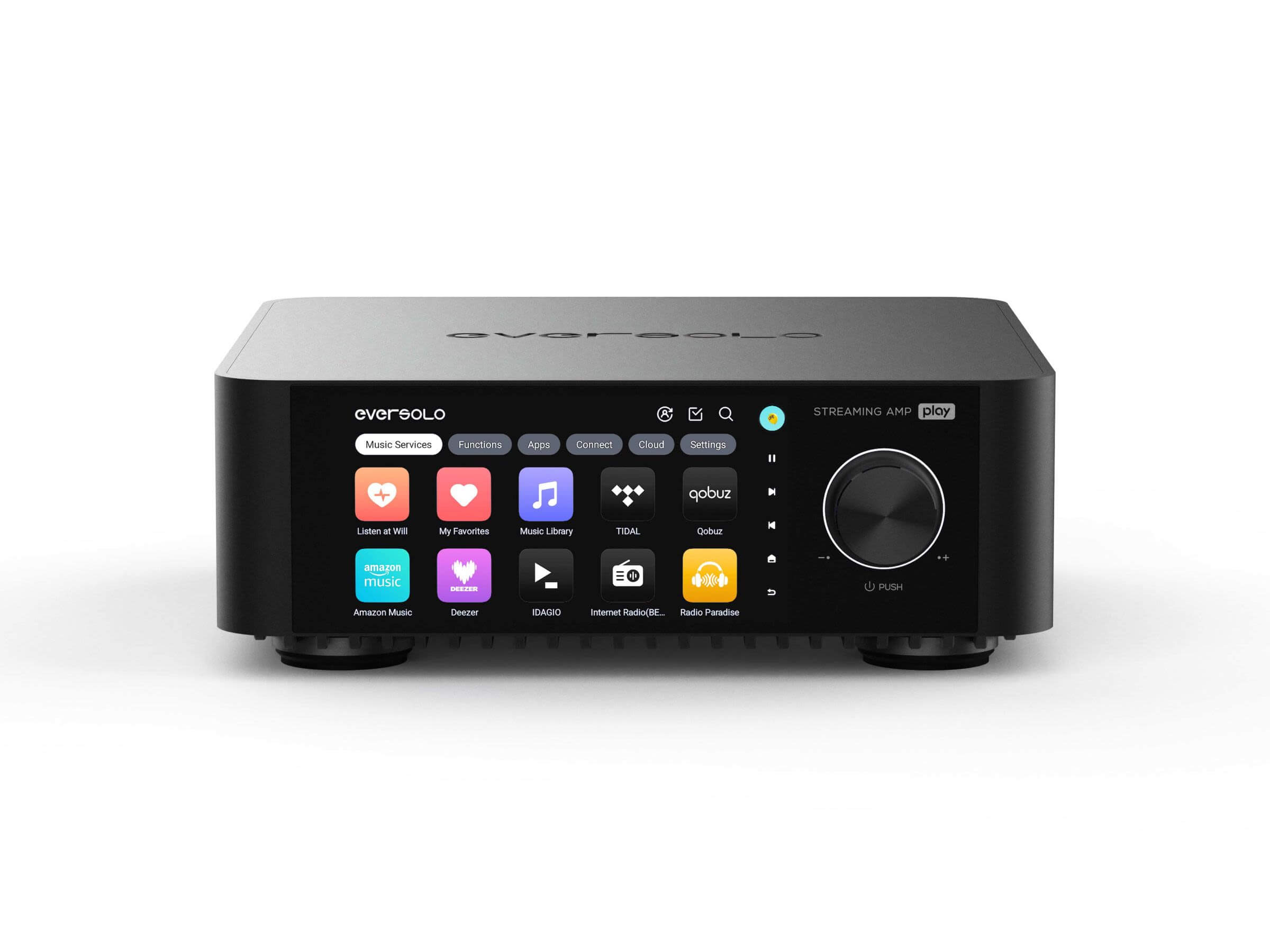 Eversolo Play Stereo Integrated Amplifier - High-Fidelity Audio for Home Theater & Music Listening
