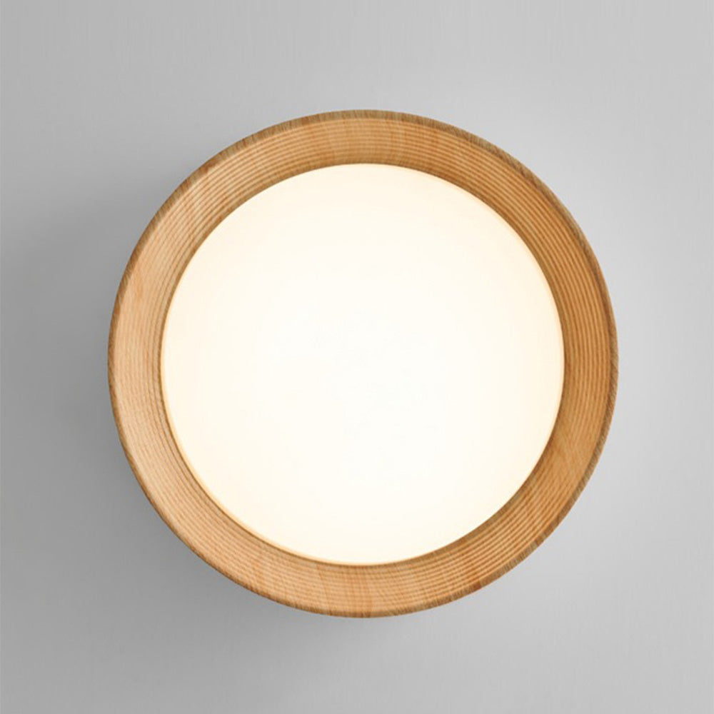 Modern White Round Metal LED Ceiling Light Fixture - Energy Efficient Dimmable Lighting for Living Room, Bedroom, Kitchen & Office