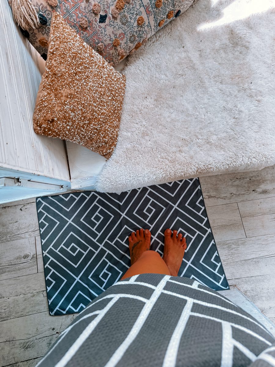 Premium Slate Mini Multi-Purpose Towel - Ultra Absorbent, Quick Dry & Lightweight for Travel, Gym, Camping & Outdoor Activities