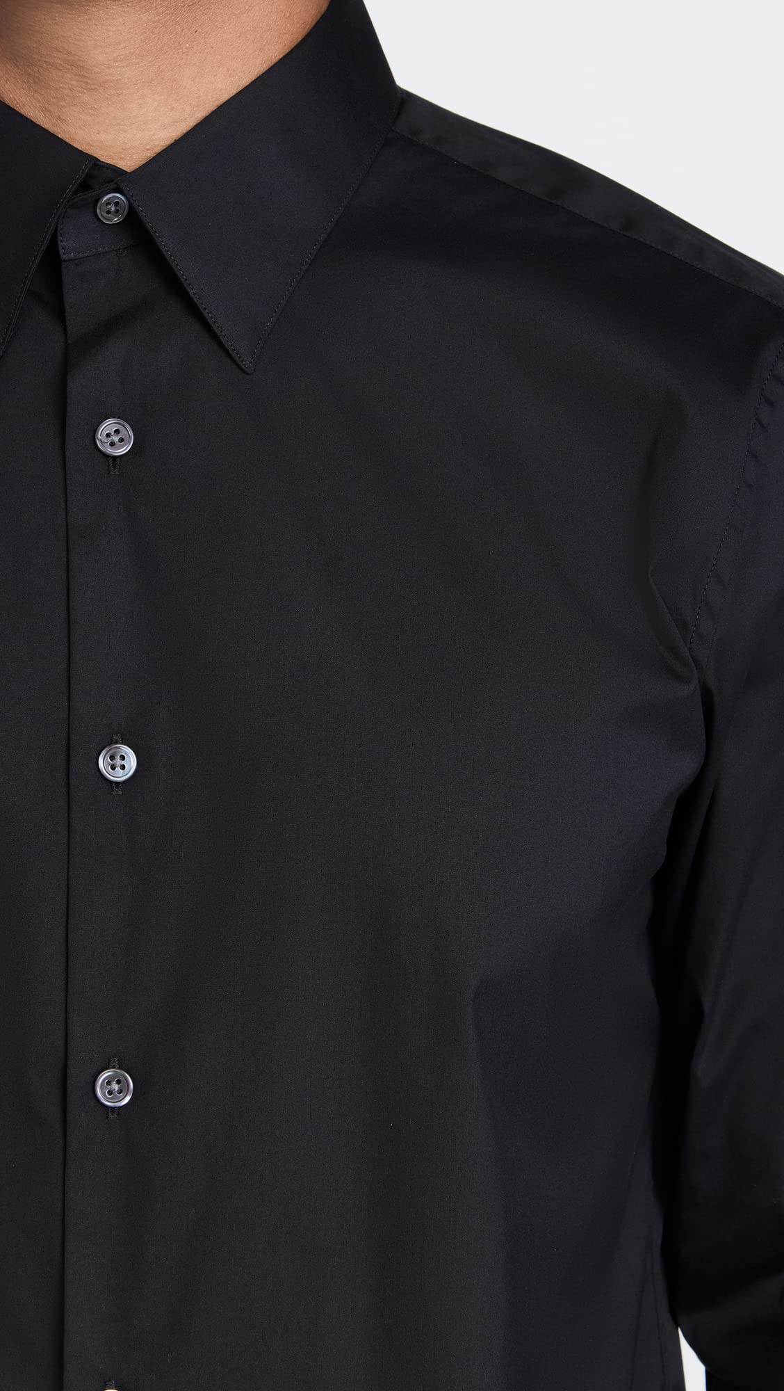 Theory Men's Sylvain Premium Cotton Dress Shirt - Slim Fit Button Down Shirt for Business Casual & Office Wear