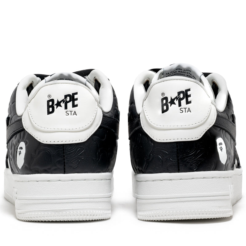Bape Sta #4 M1 Sneakers - Black | A Bathing Ape Streetwear Shoes for Men | Perfect for Casual Wear & Urban Fashion